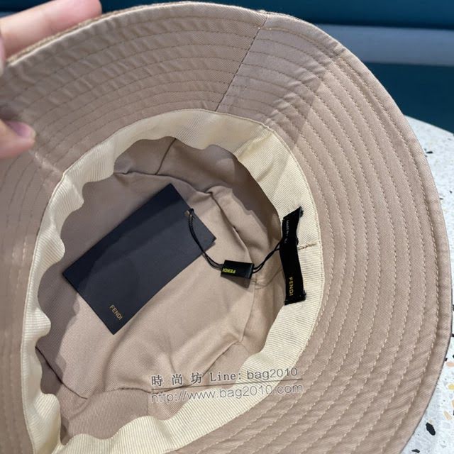 Fendi男女同款帽子 芬迪經典FF漁夫帽遮陽帽  mm1296